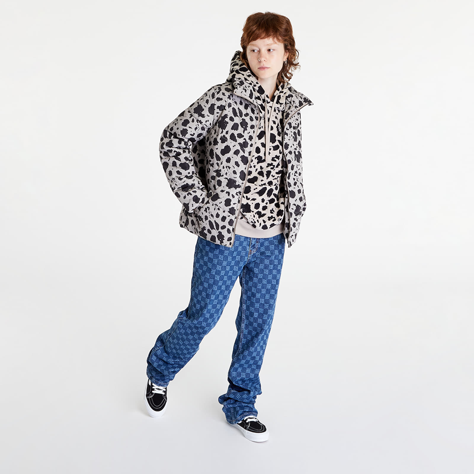 Geci Vans Foundry Print Puff MTE Dotty Animal Black