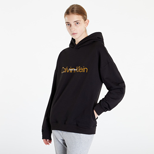 Black and gold calvin klein hoodie 2025
