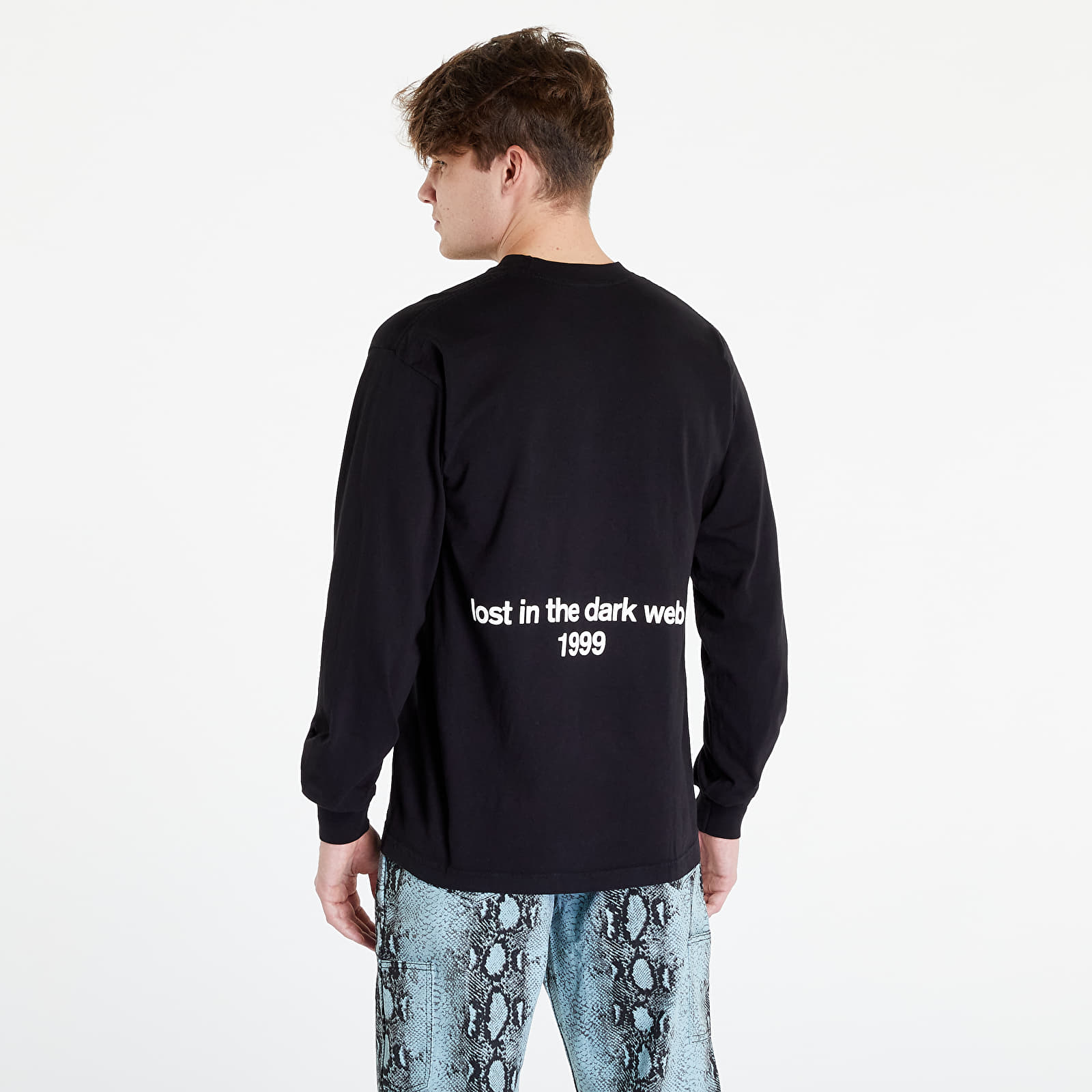 T-shirts PLEASURES Corkscrew Longsleeve Black