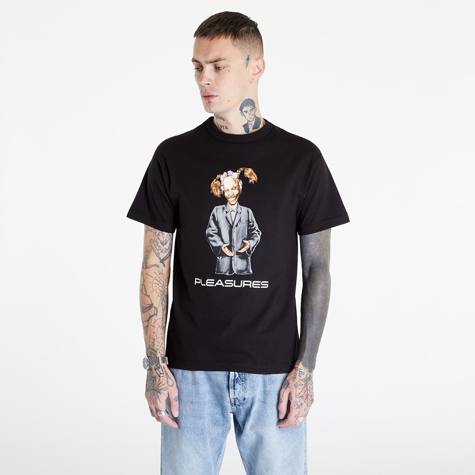 T-shirts PLEASURES Mask T-Shirt Black