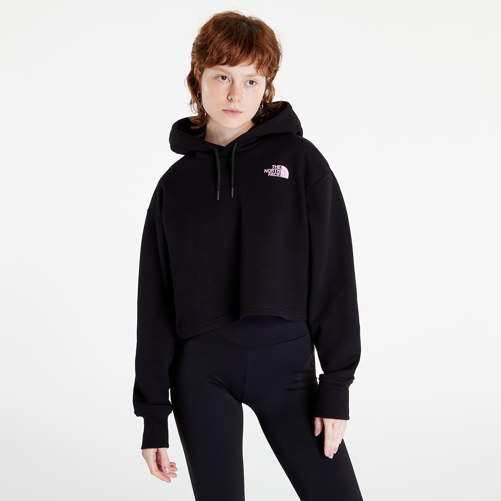 Hanorac The North Face Coordinates Crop Hoodie Tnf Black/ Cotton Candy