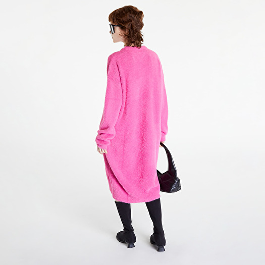Dress Tommy Jeans Furry Sweater Dress Pink Footshop