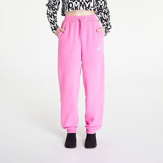 Pants and jeans Tommy Jeans Signature Fleece Sweatpants Pink