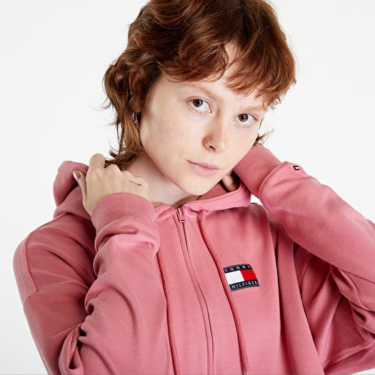 Hoodies and sweatshirts Tommy Hilfiger 85 Lounge Full Zip Hoodie Light Weight Knt Pink Footshop