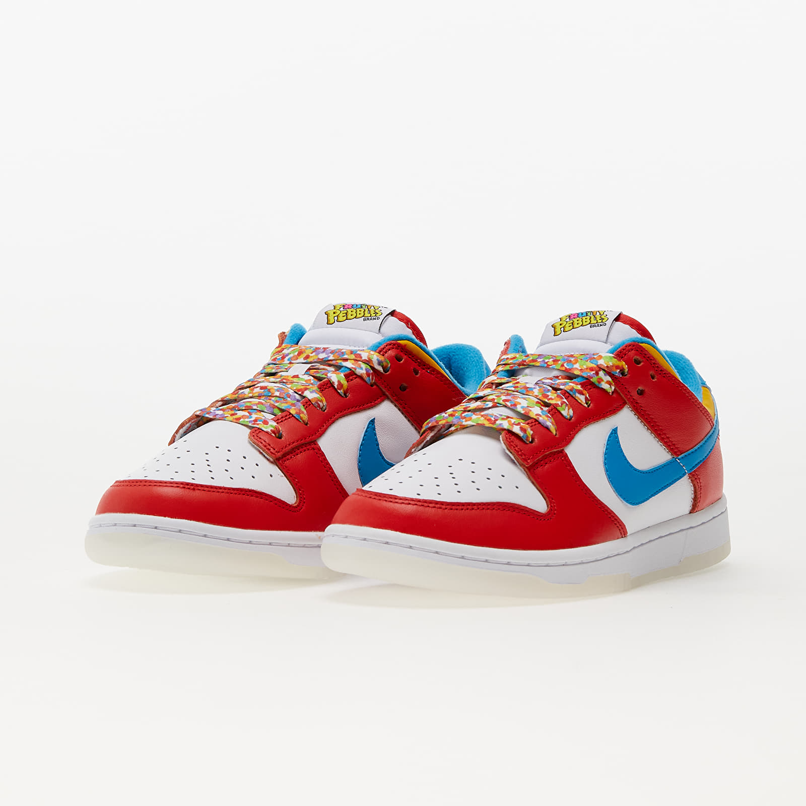 Férfi cipők Nike x LeBron James Dunk Low QS "Fruity Pebbles" Habanero Red/ Laser Blue-White