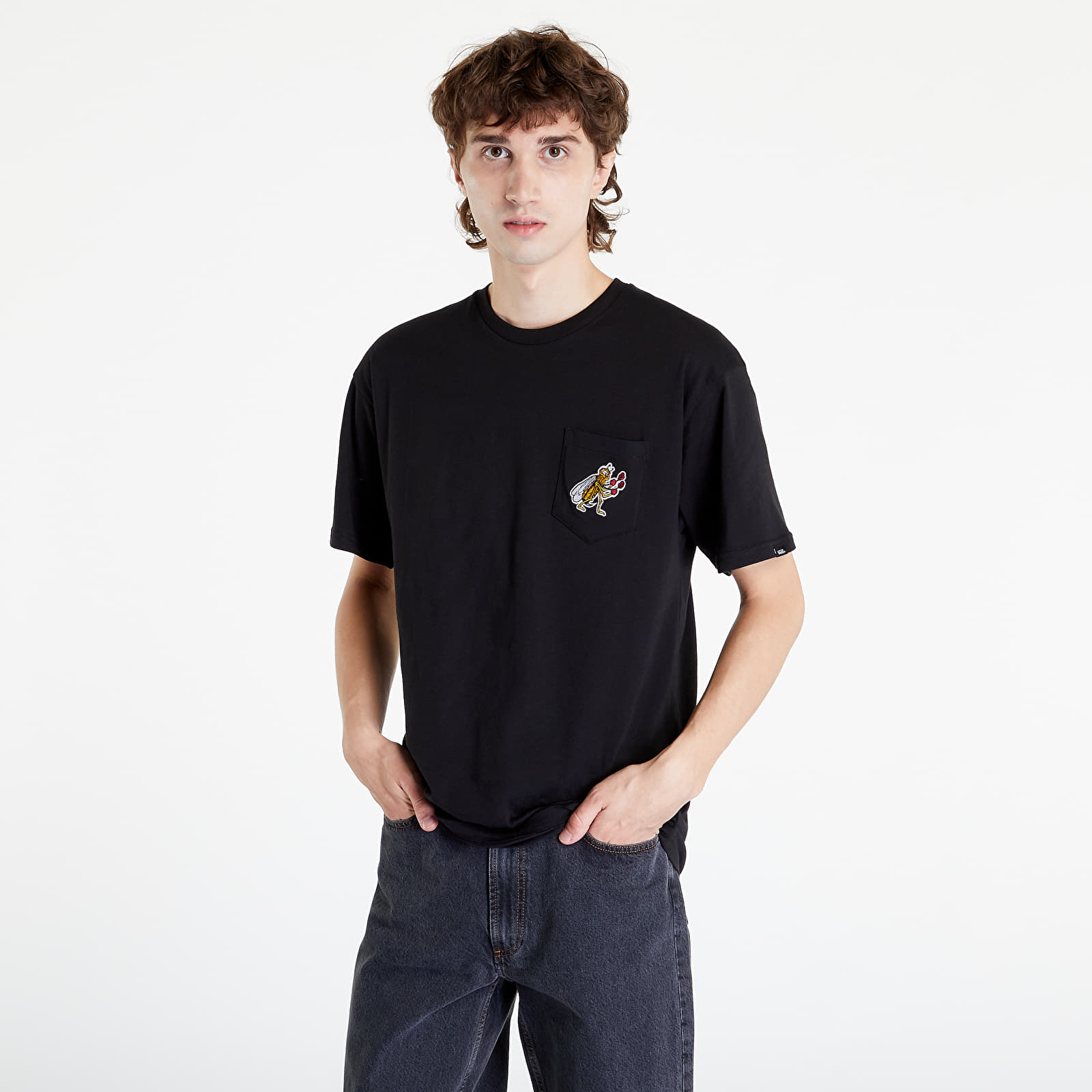 T-shirts Vans Checkerboard Research Ss Tee II Checkerboard Research Black