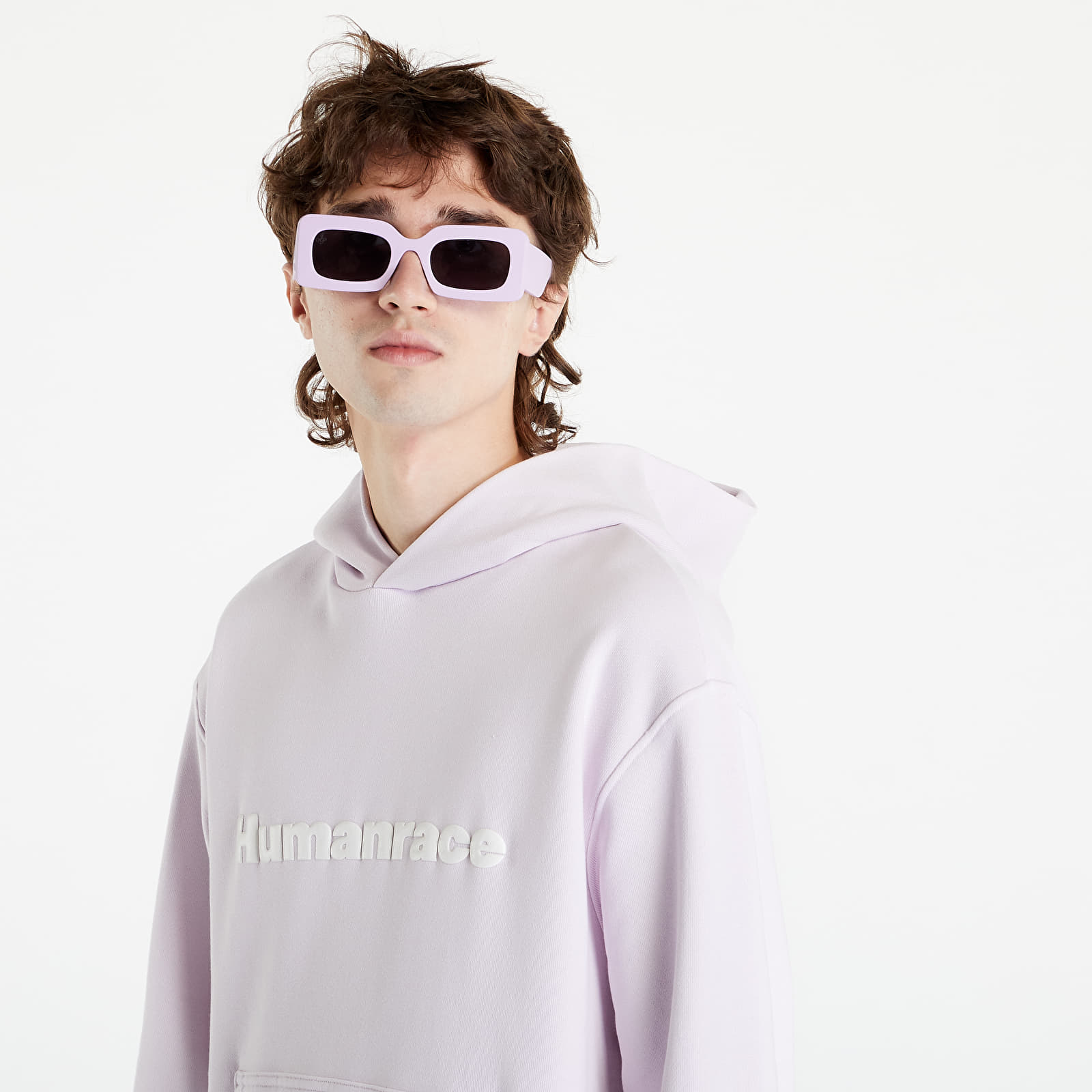 Kapuutsikud ja kampsunid adidas Originals Pharrell Williams Basics Hoodie (Gender Neutral) Almost Pink