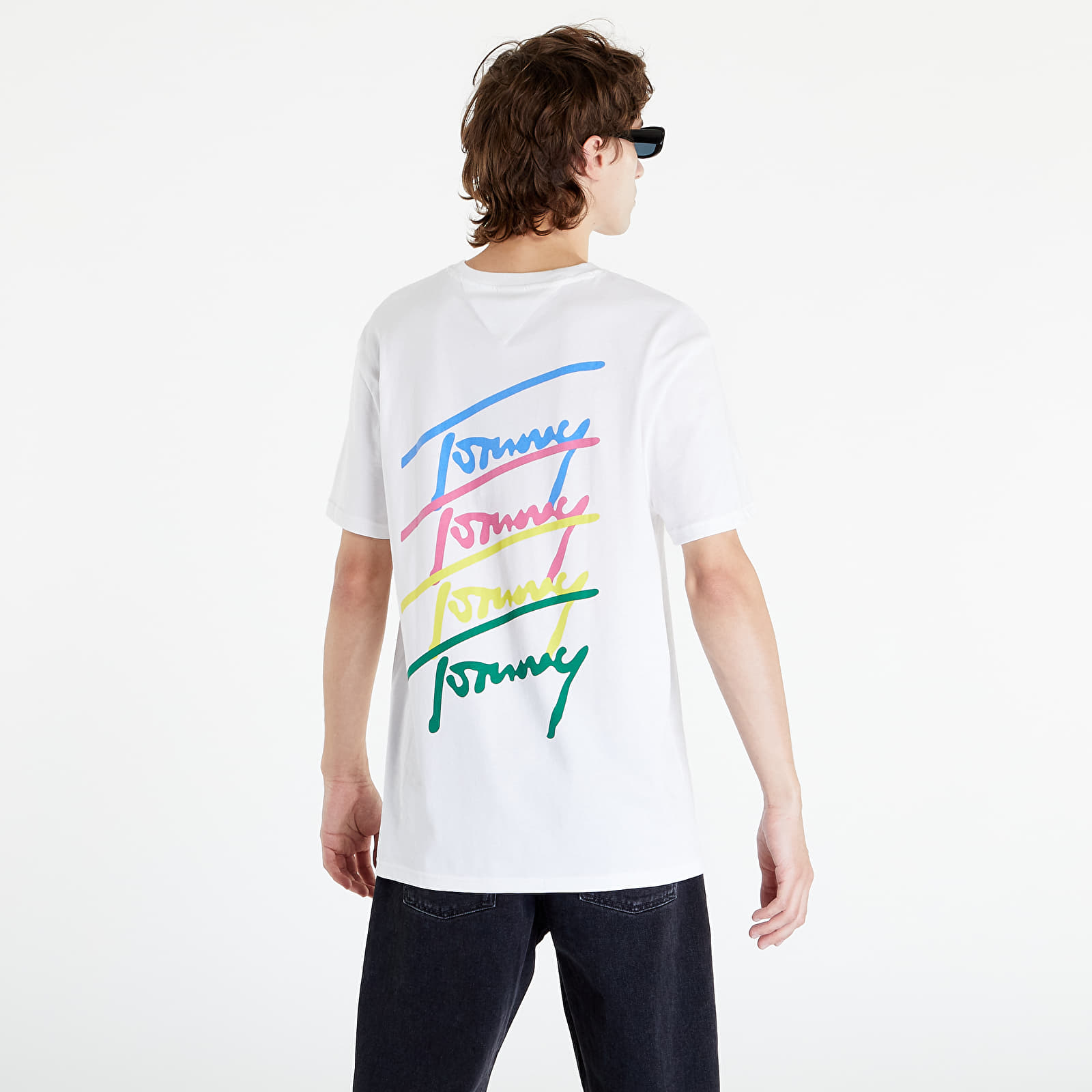 Tričká Tommy Jeans Tjm Classic Back Art White