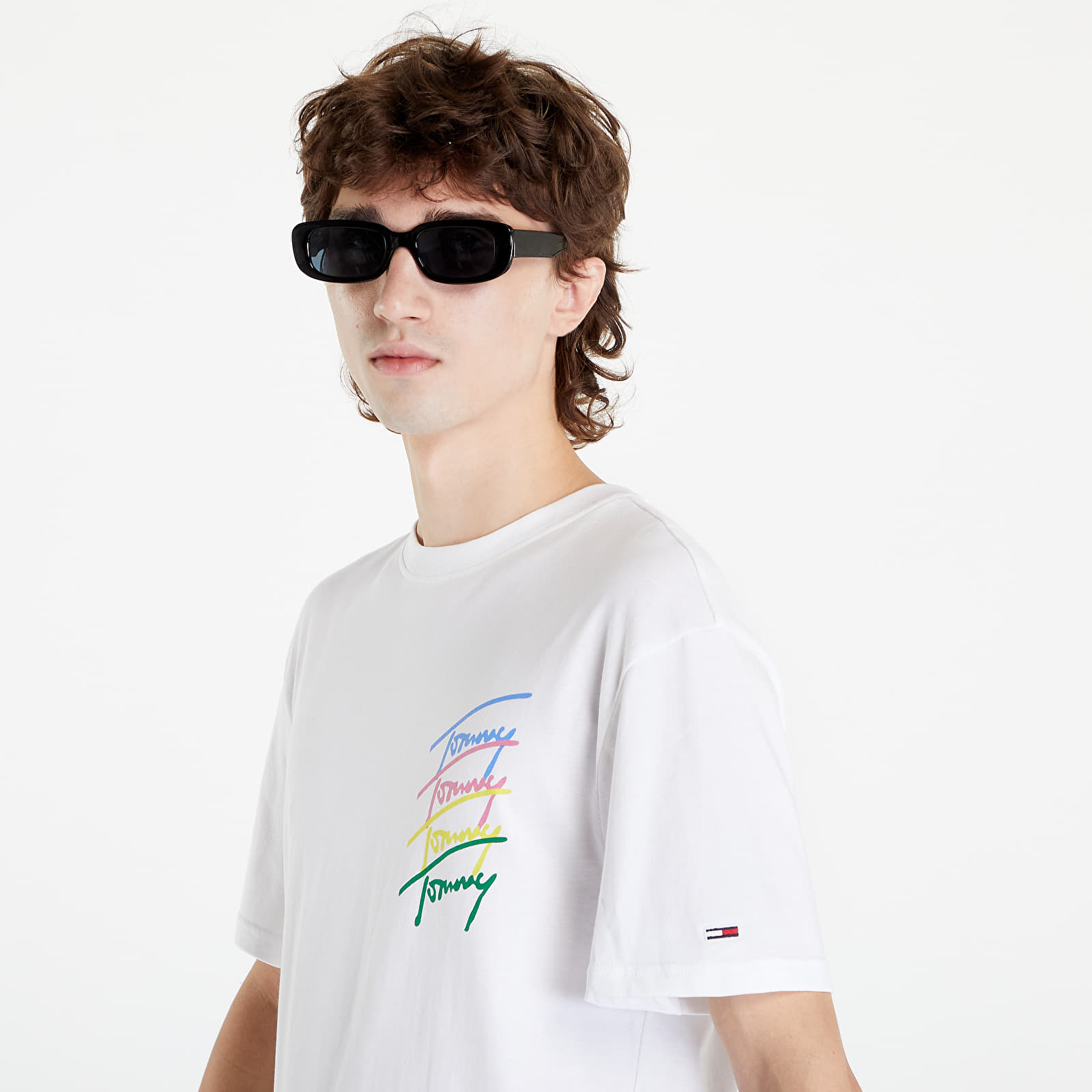 Tričká Tommy Jeans Tjm Classic Back Art White