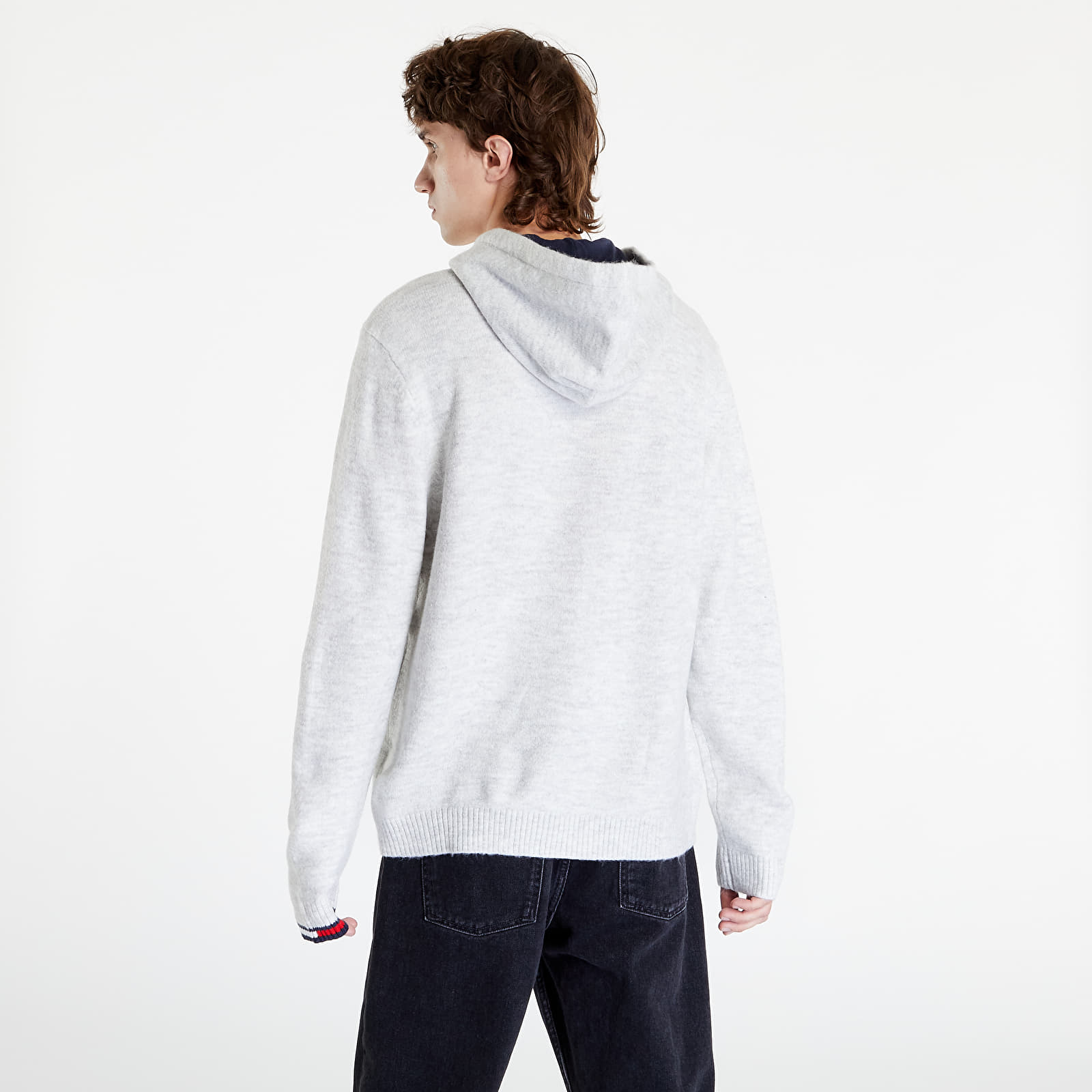 Hoodies and sweatshirts  Tommy Jeans Tjm Relaxed Badge Hoodie Sweater Silver Grey Heather
