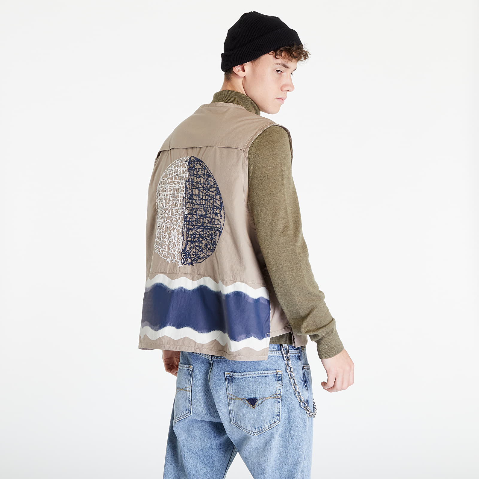 Bundy a kabáty Vans Waltonian Vest Khaki