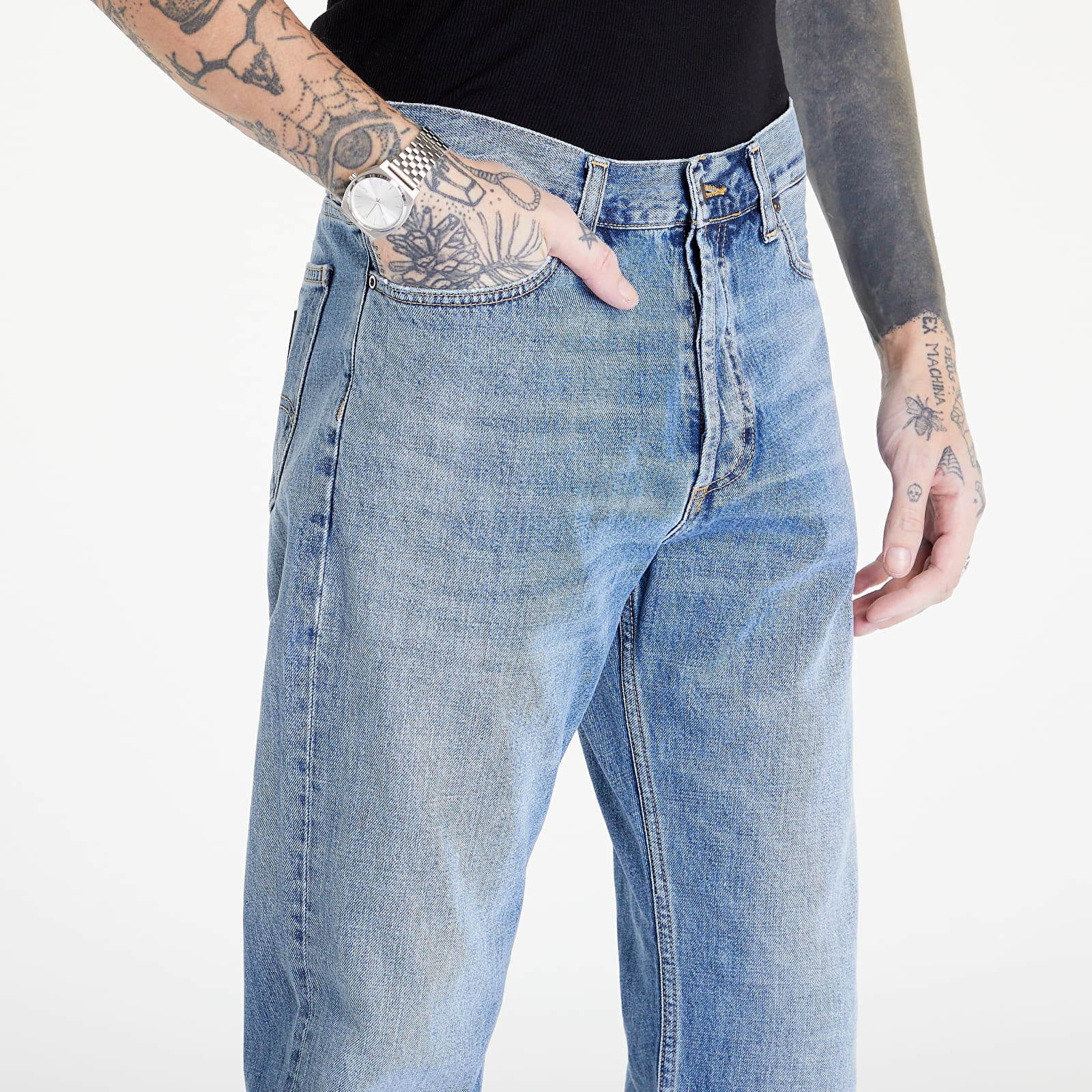 Pants and jeans Carhartt WIP Marlow Pant Blue Worn Bleached