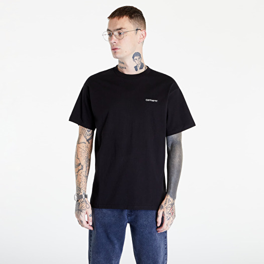 Carhartt homme  T-shirt à broderie noir