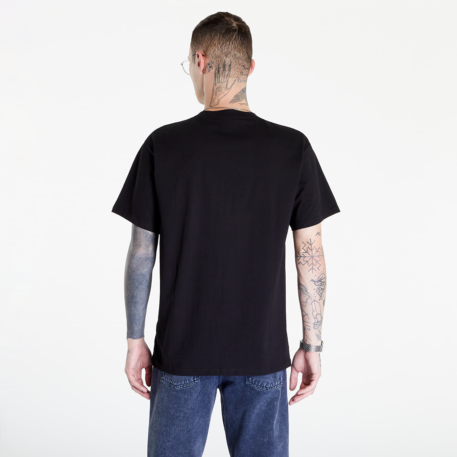 T-Shirts Carhartt WIP S/S Script Embroidery T-Shirt Black/ White