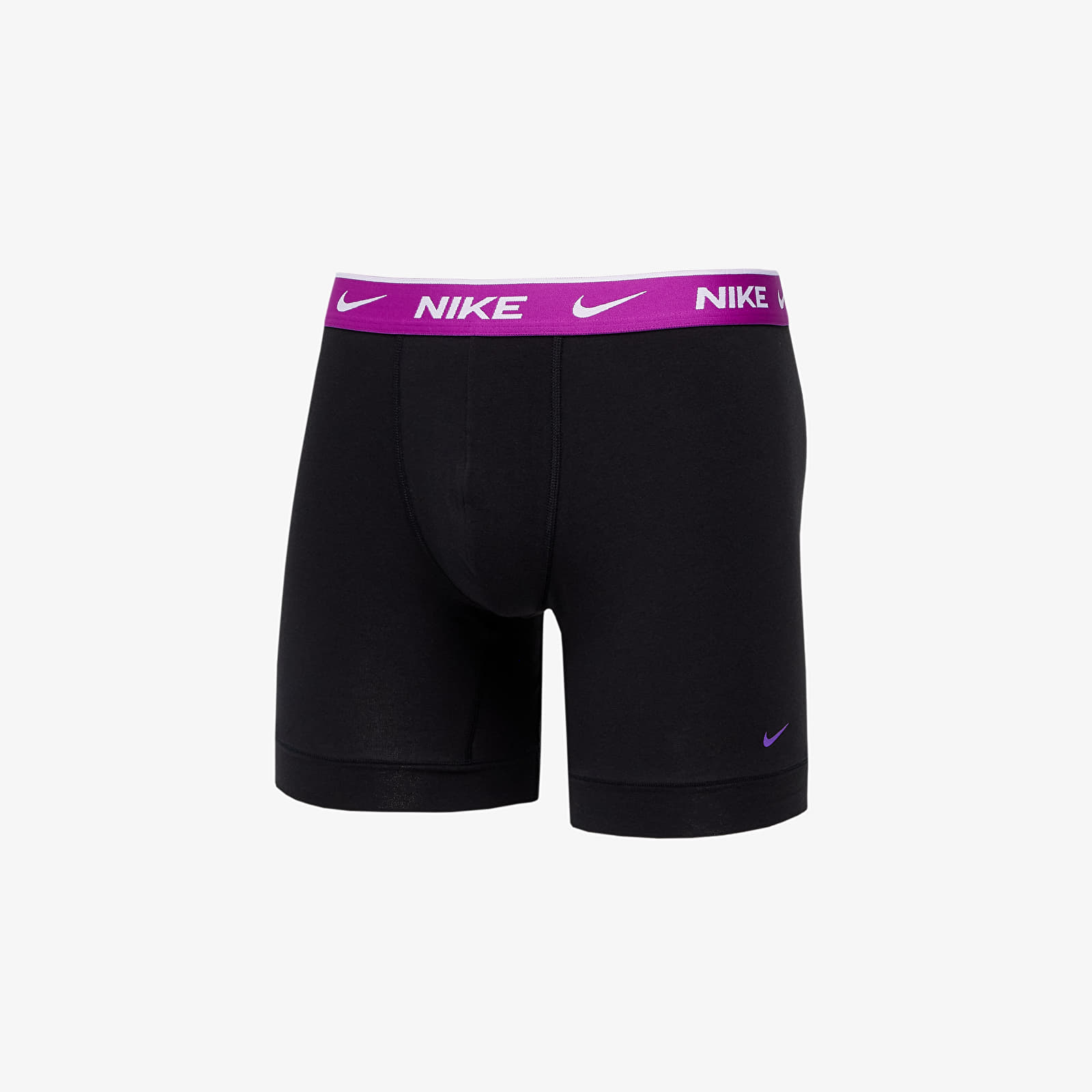 purple and black nike shorts