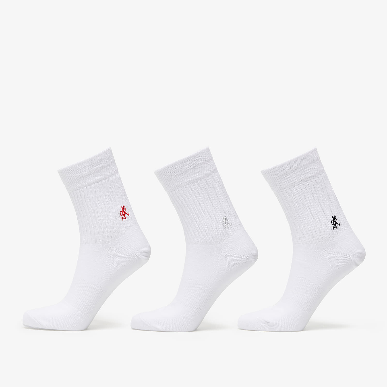 Socken Gramicci Basic Crew Socks White