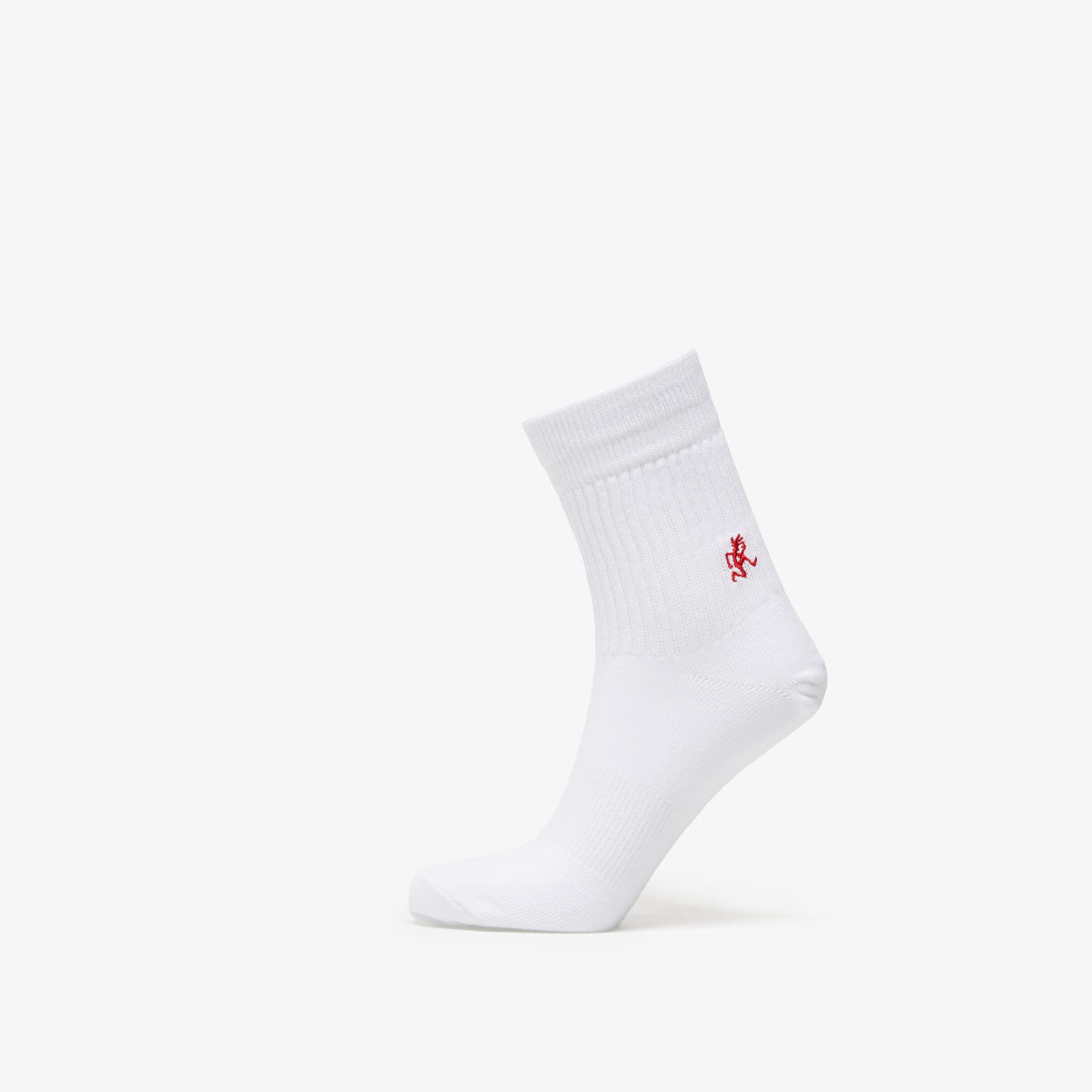Socken Gramicci Basic Crew Socks White