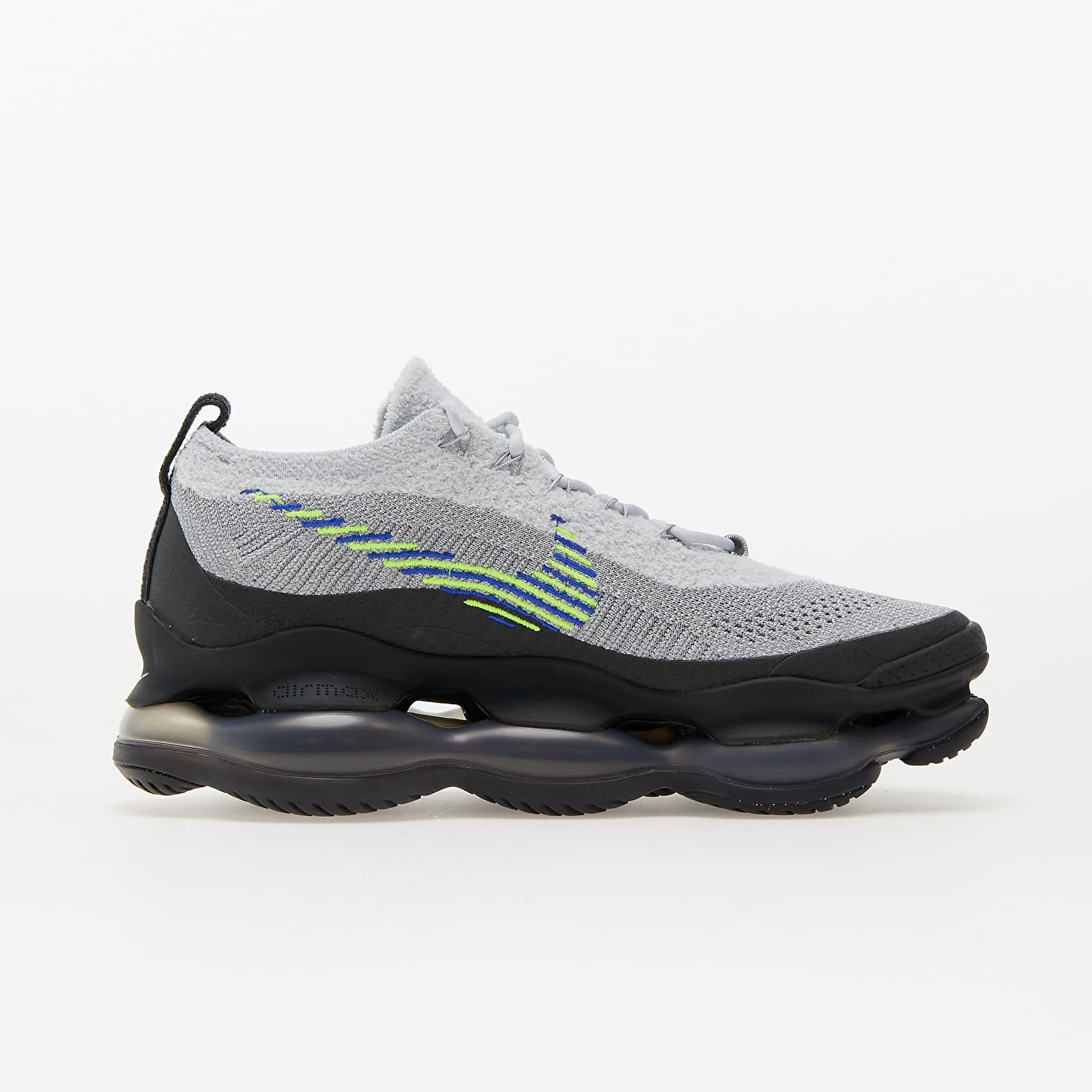 Vyriška avalynė Nike Air Max Scorpion Flyknit Wolf Grey/ Volt-Wolf Grey-Dk Smoke Grey