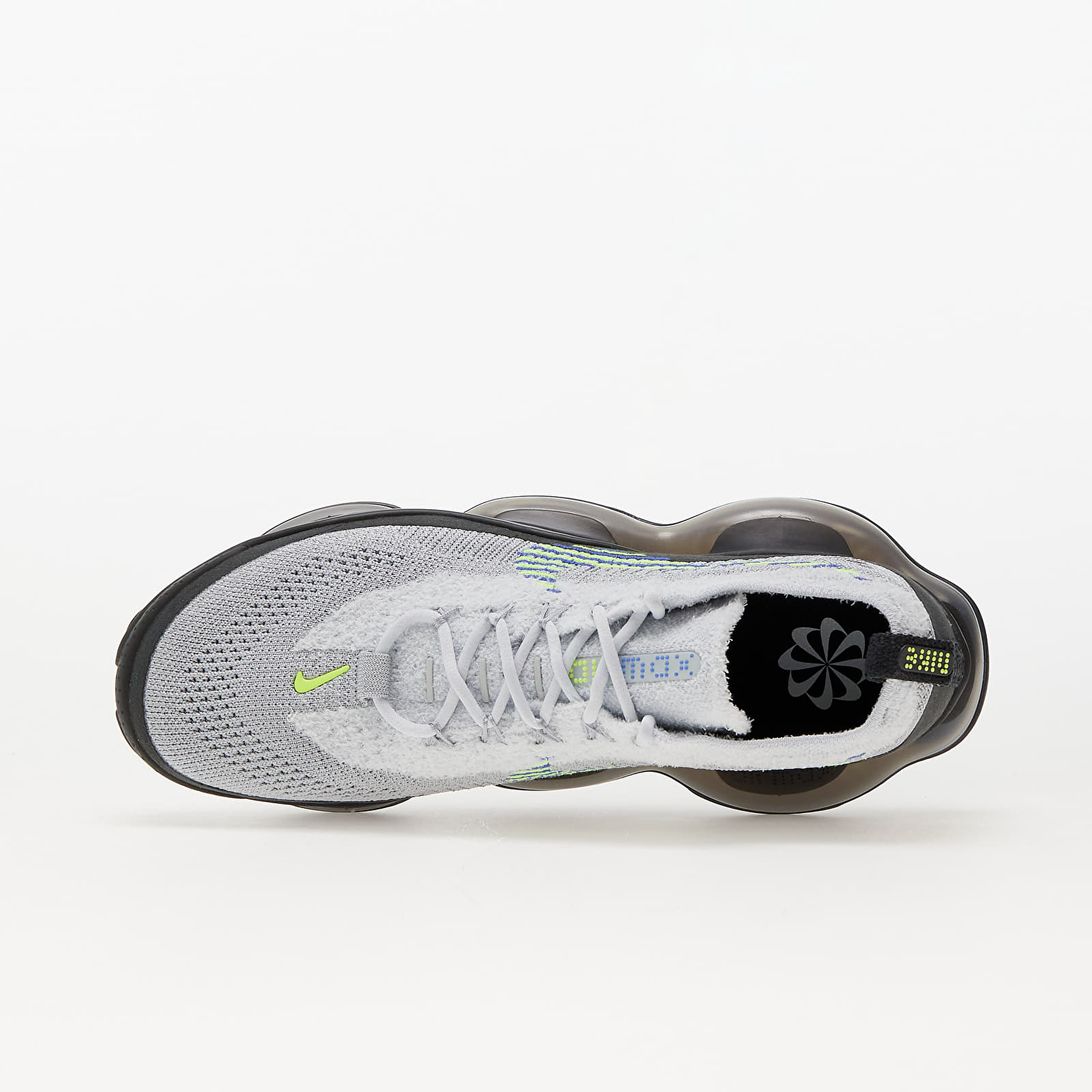Vyriška avalynė Nike Air Max Scorpion Flyknit Wolf Grey/ Volt-Wolf Grey-Dk Smoke Grey