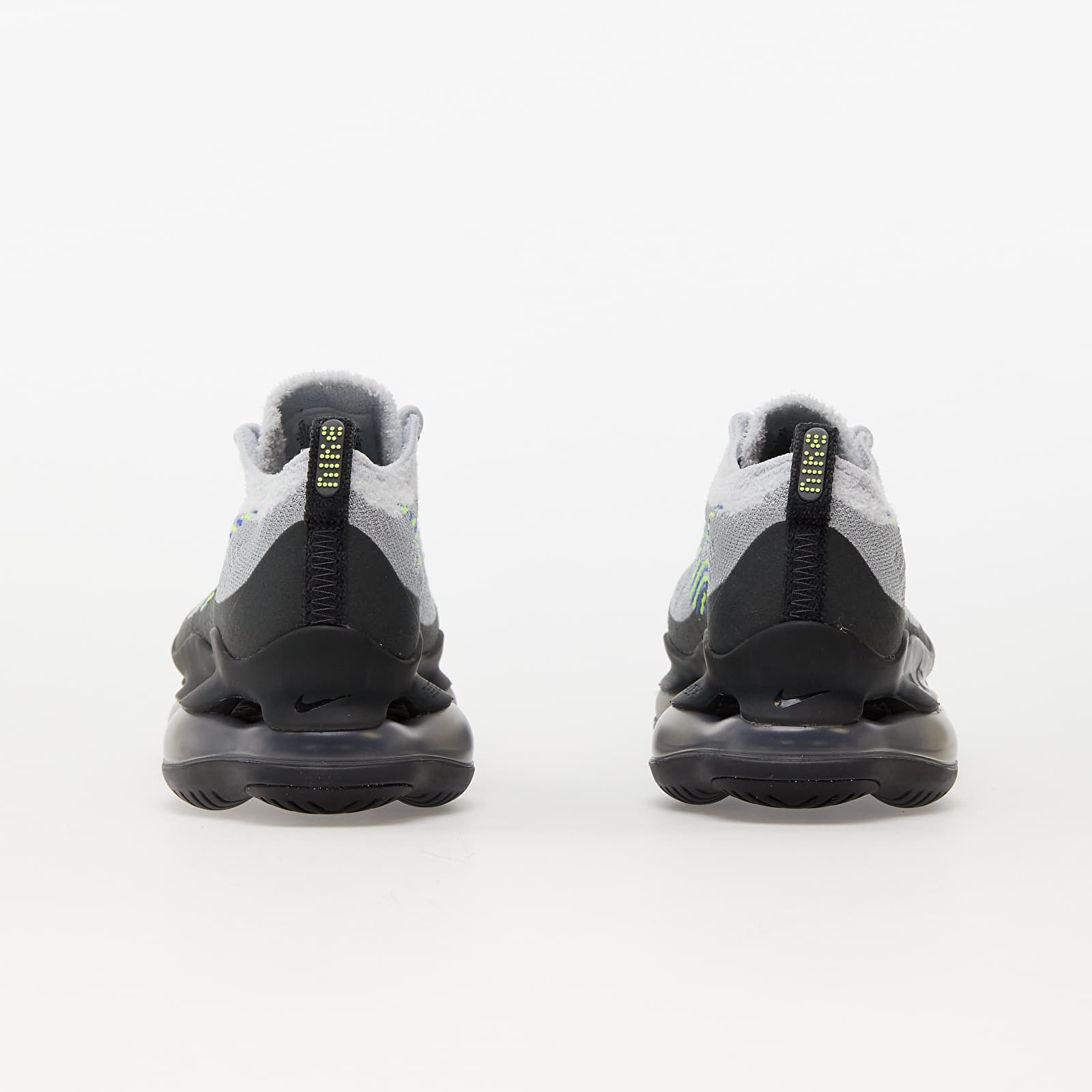 Vyriška avalynė Nike Air Max Scorpion Flyknit Wolf Grey/ Volt-Wolf Grey-Dk Smoke Grey