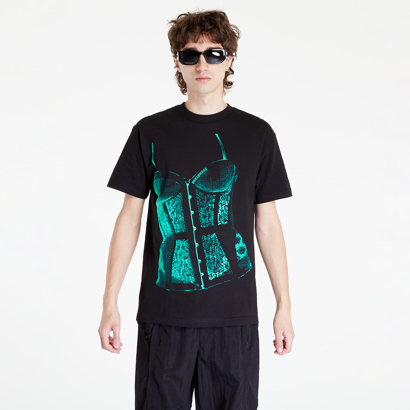 T-shirts PLEASURES Corset T-Shirt Black