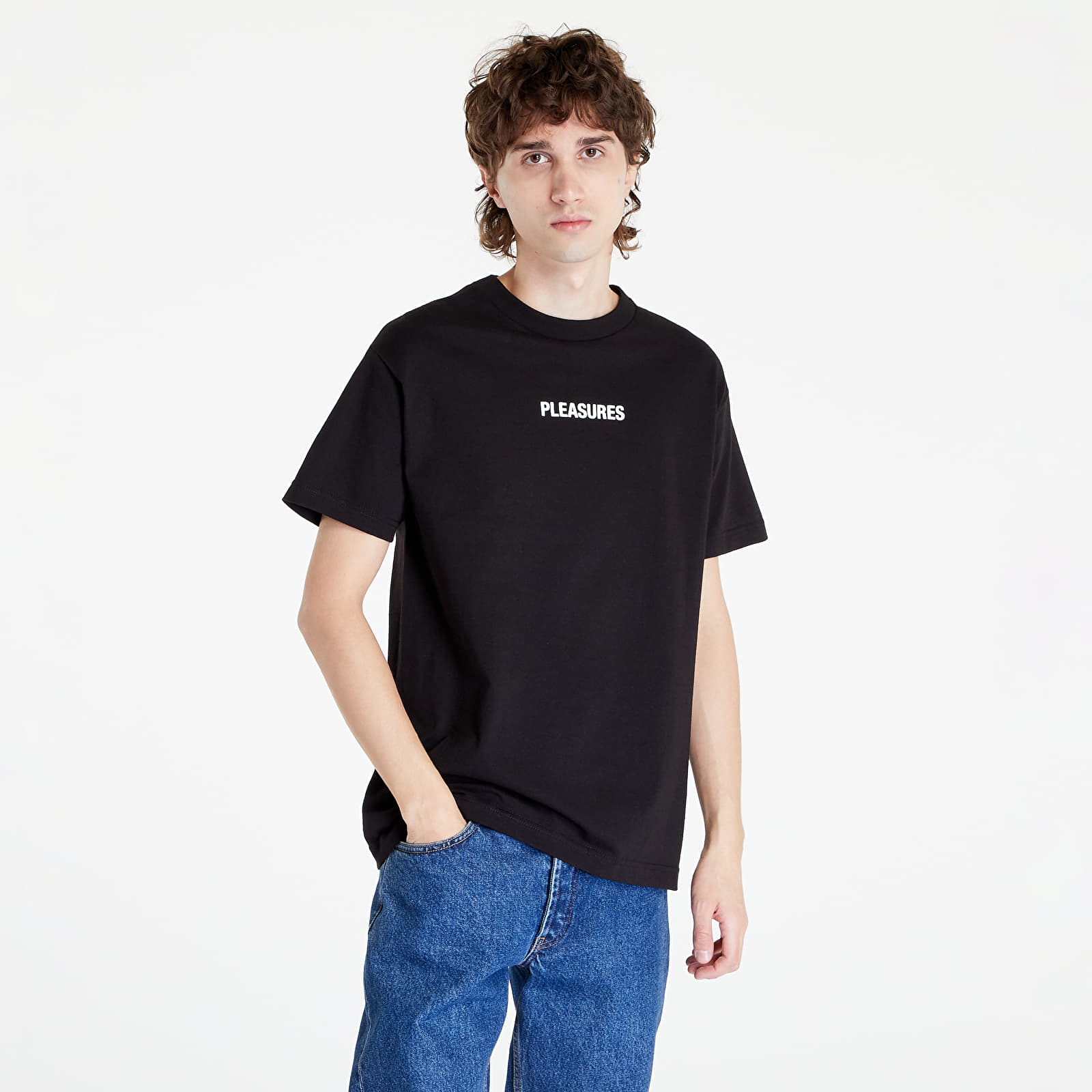 T-shirts PLEASURES Flying T-Shirt Black