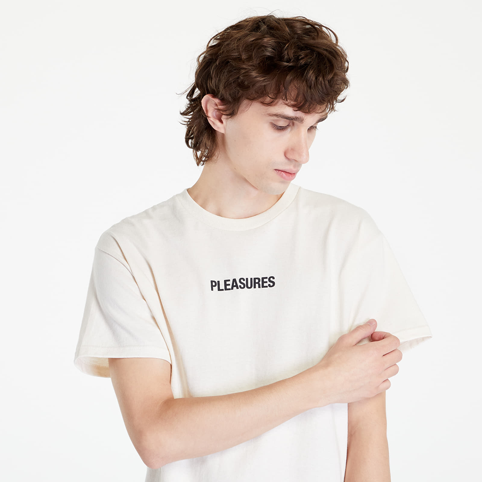 T-shirts PLEASURES Flying T-Shirt Natural