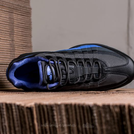 Air max 95 ultra essential black and clearance blue