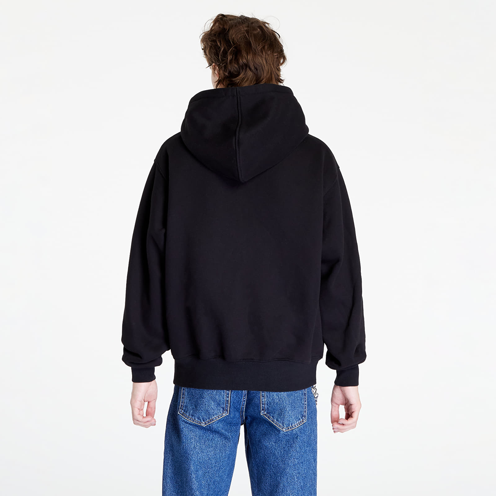 Hoodies and sweatshirts  PLEASURES Squeeze Zip Up Hoodie Black