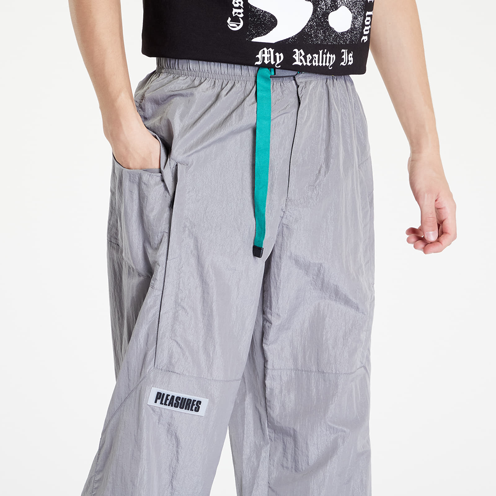 Calças PLEASURES Tidy Hiking Pant Silver