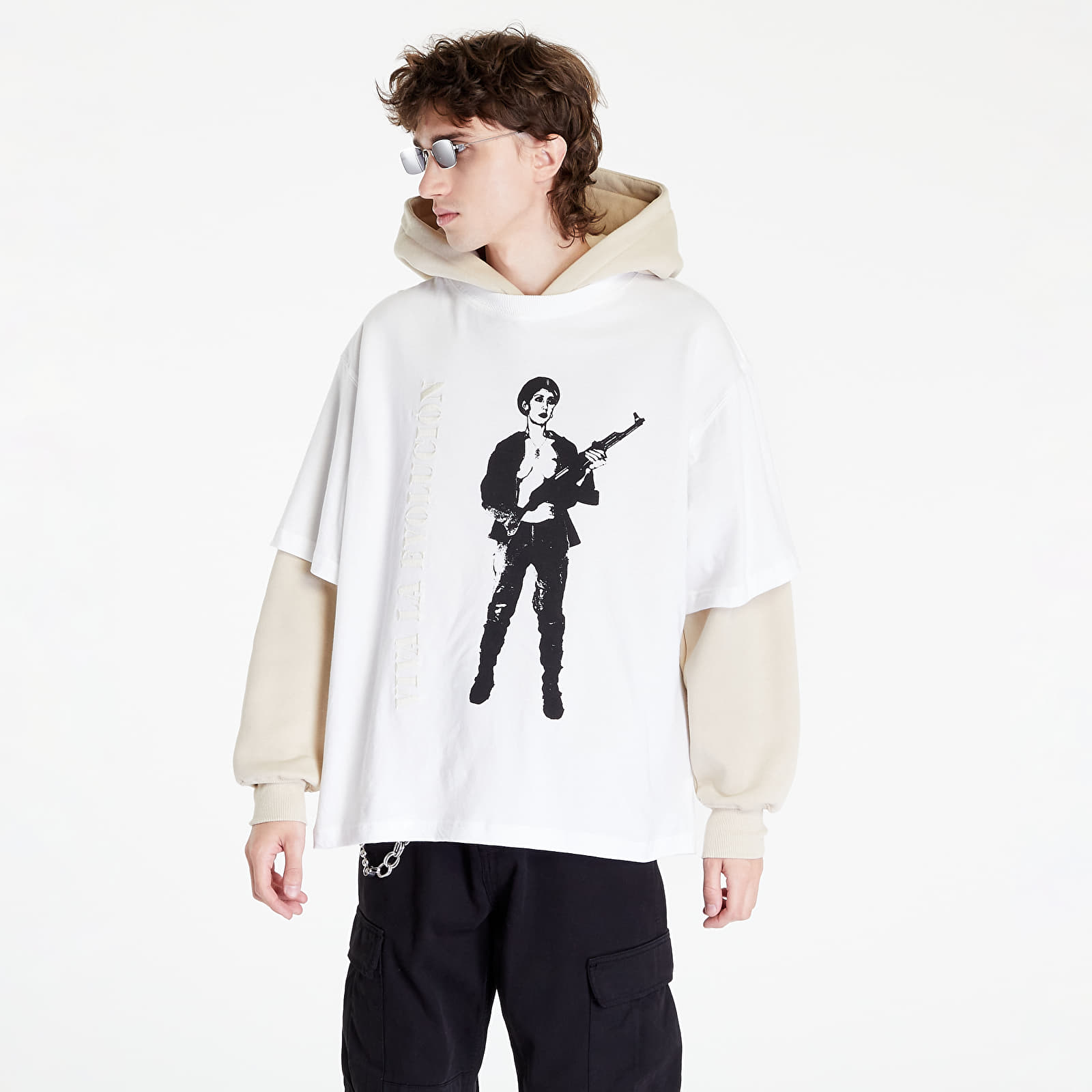 Puloverji PLEASURES x Psychic TV Viva Hoodie Khaki