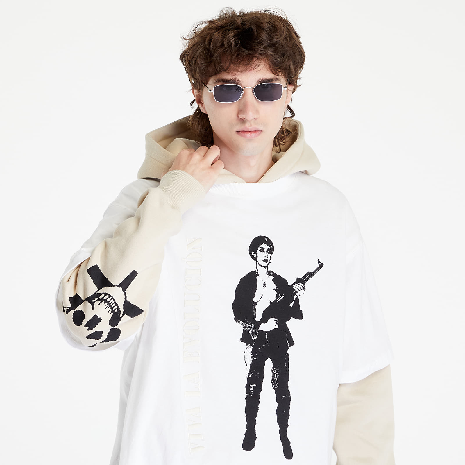 Puloverji PLEASURES x Psychic TV Viva Hoodie Khaki