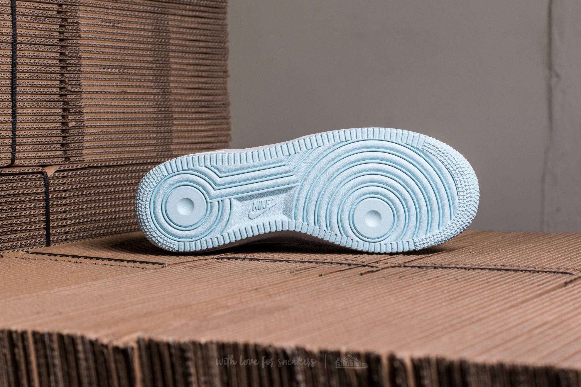 Vaikų sportbačiai ir batai Nike Air Force 1 (GS) Glacier Blue/ White