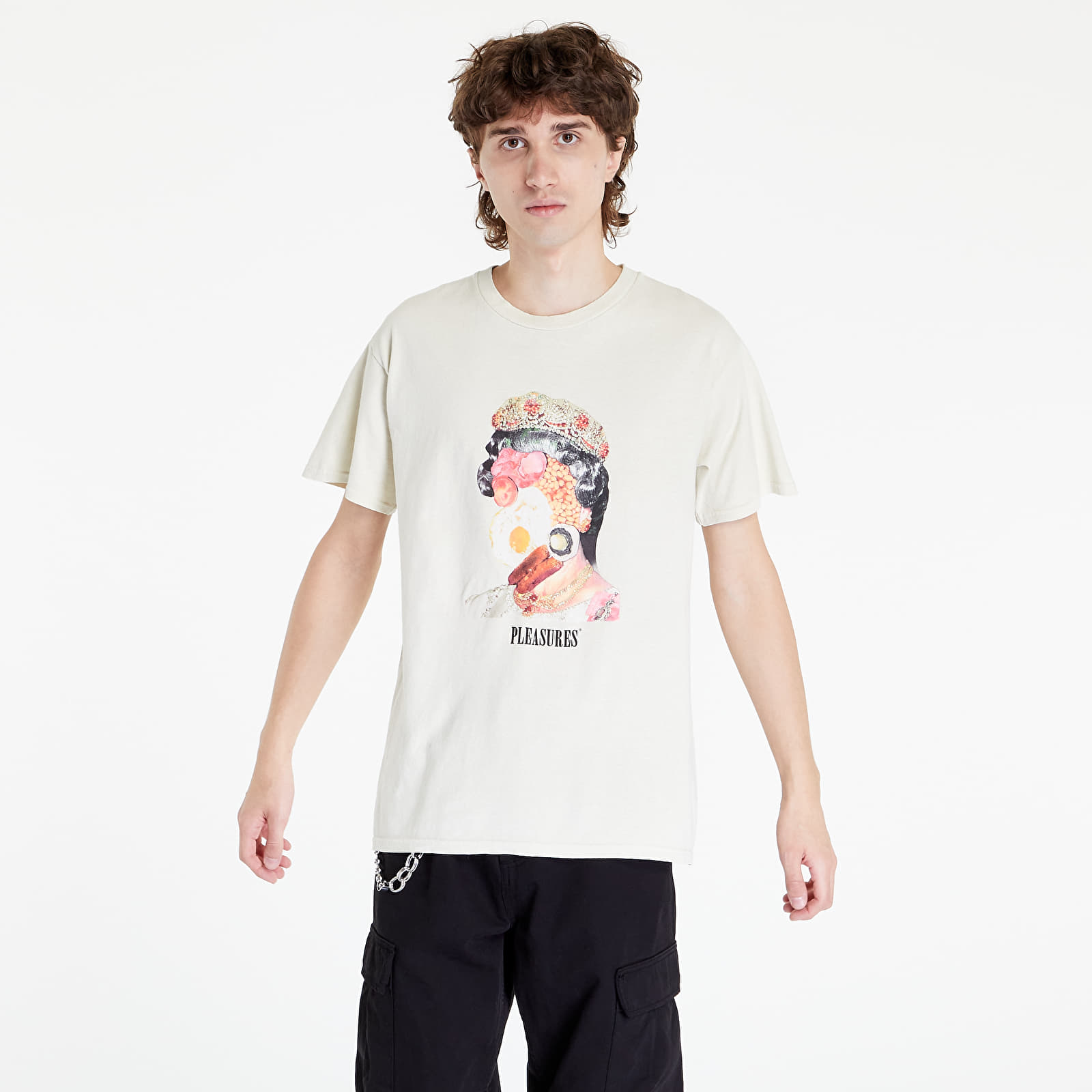 T-shirts PLEASURES x Psychic TV English Breakfast T-Shirt Natural