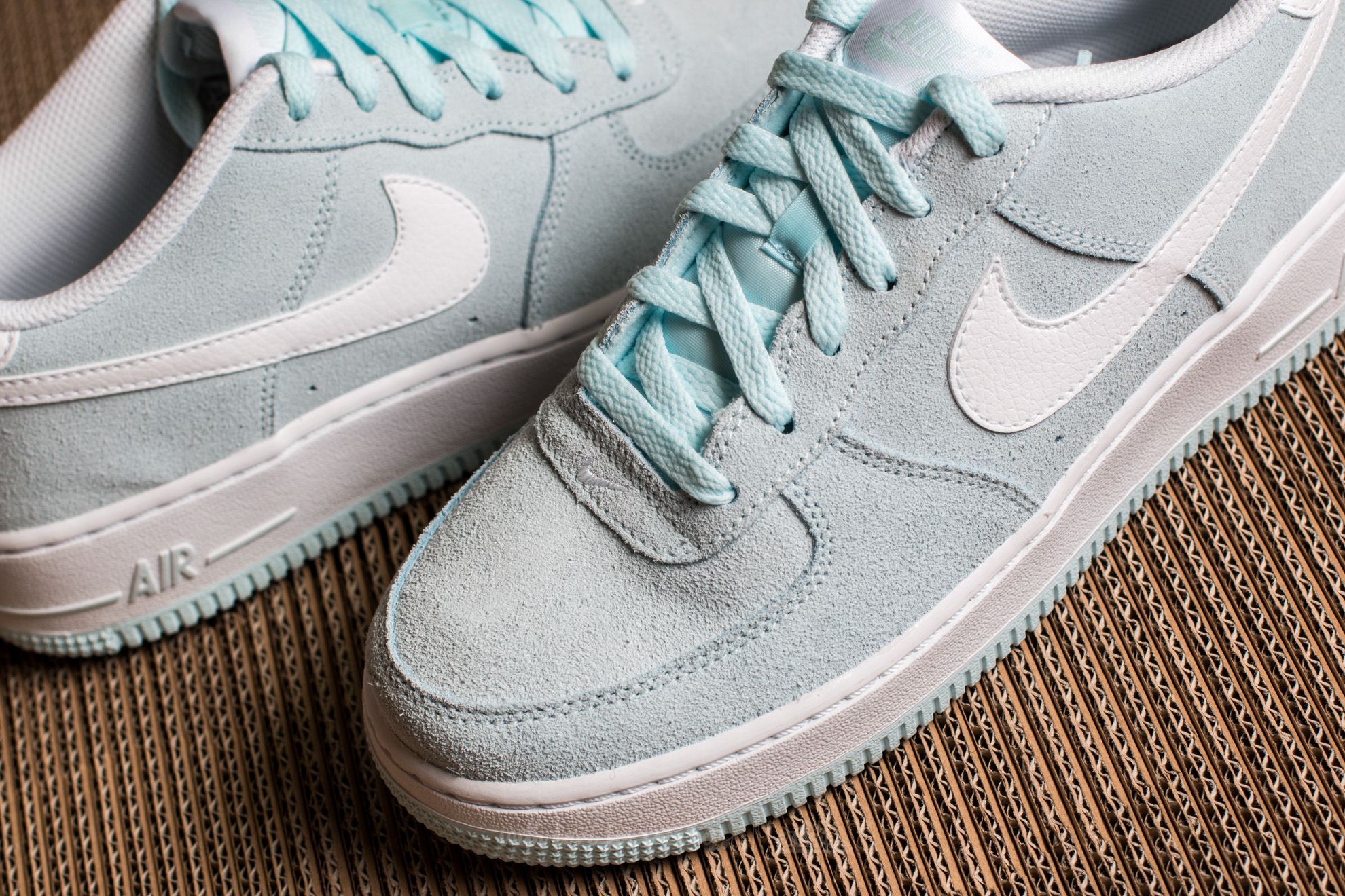 Vaikų sportbačiai ir batai Nike Air Force 1 (GS) Glacier Blue/ White