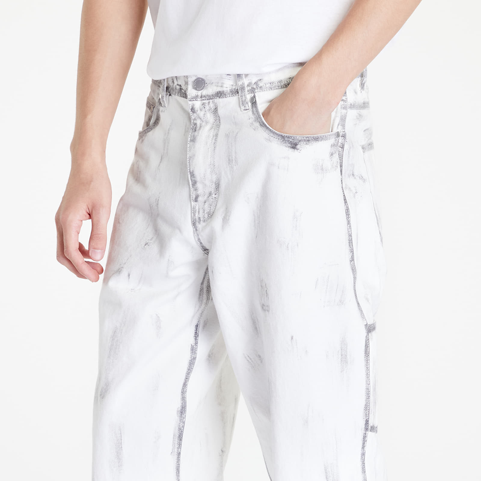 Pants Pleasures Splice Workpant White (P22W040 WHITE) | Footshop