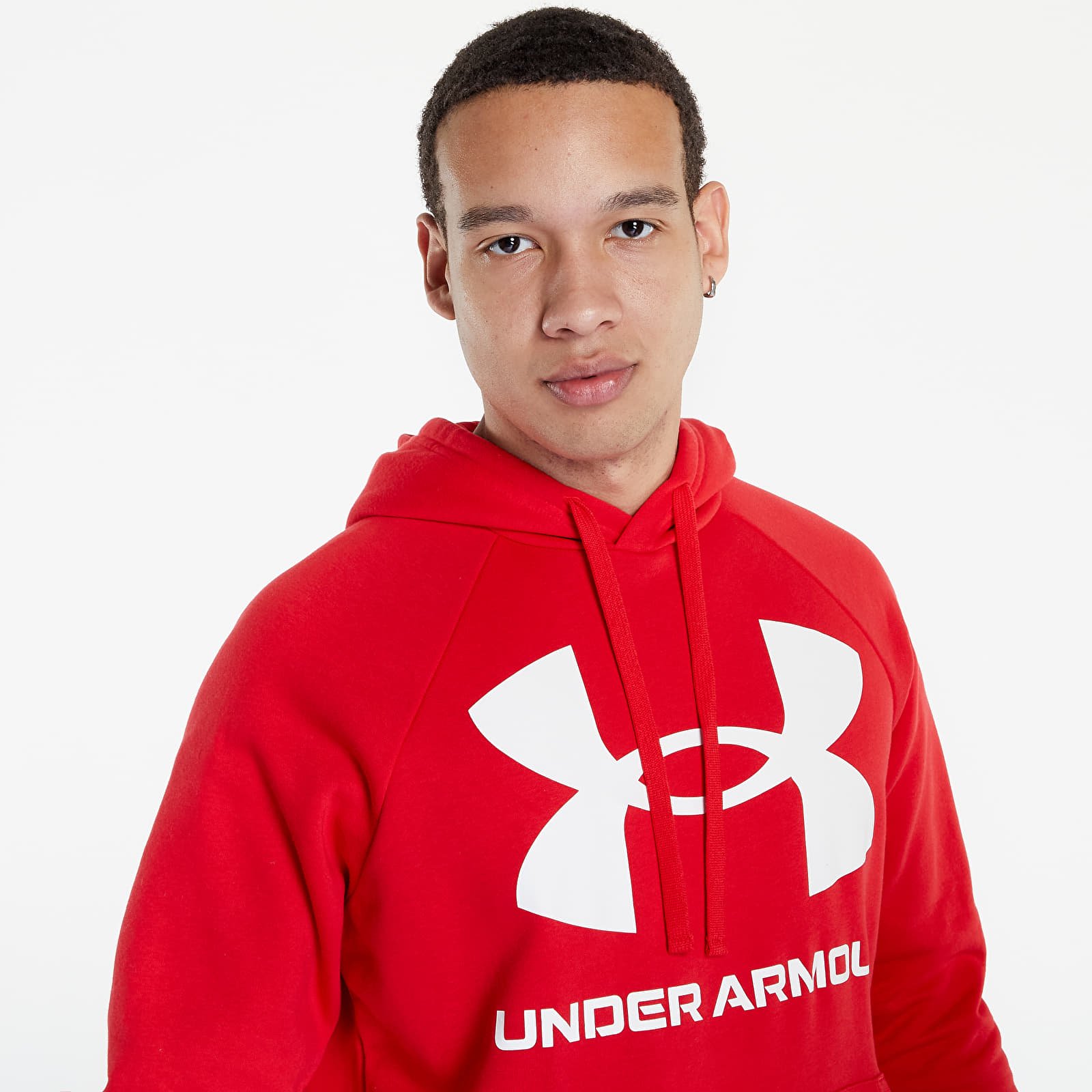 Under armour hoodie red clearance men