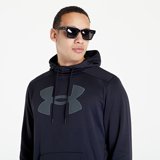 Under armour fleece discount big logo hoodie