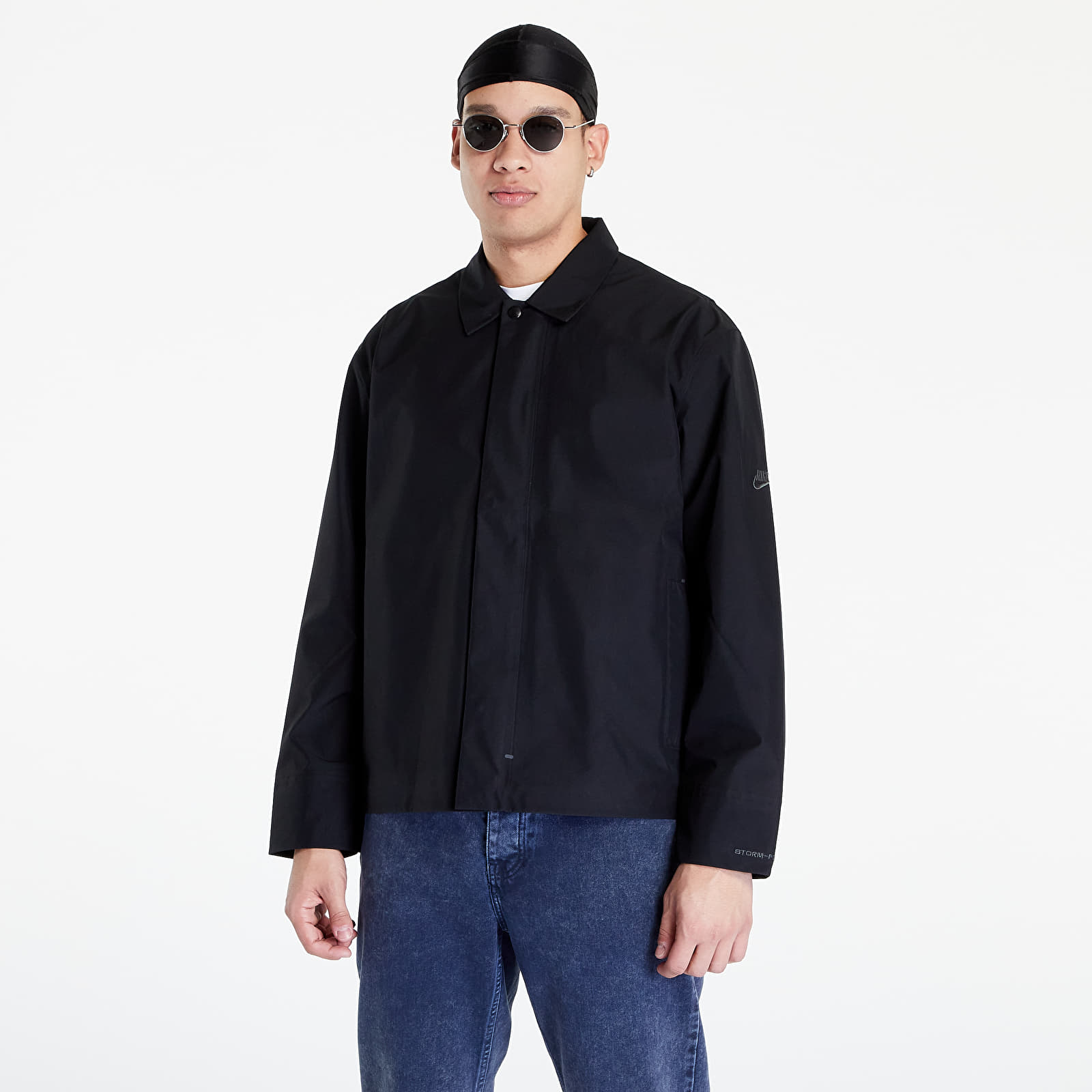 Striukės Nike Sportswear Storm-FIT ADV GORE-TEX Tech Pack Men's Full-Zip Worker Jacket Black/ Dark Smoke Grey