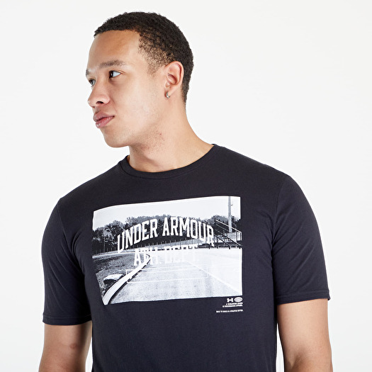 T Shirts Under Armour Athletic Department Short Sleeve Black White Footshop