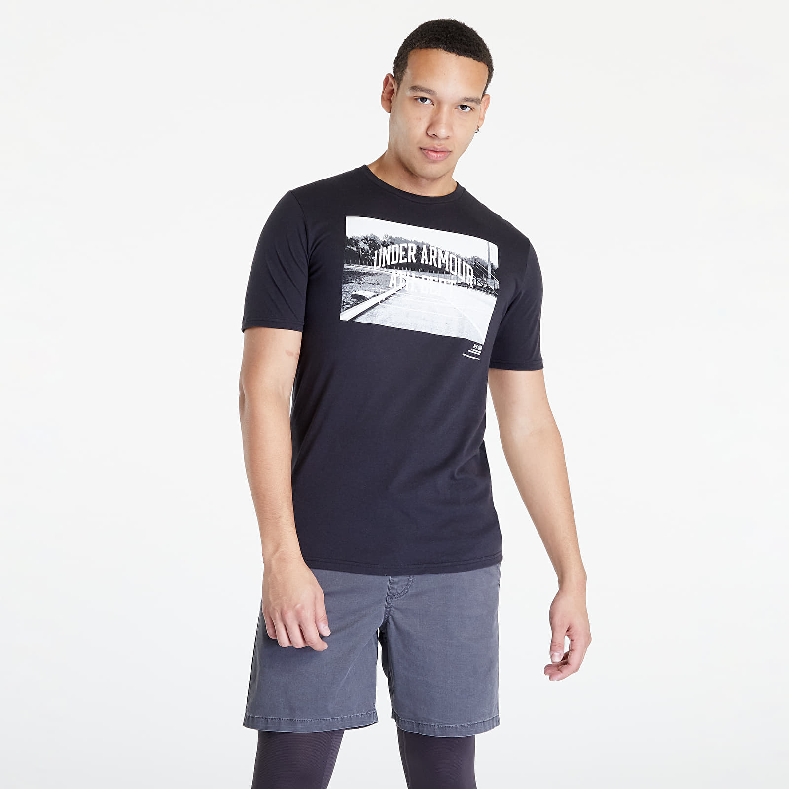 Majice T-shirt Under Armour Athletic Department Short Sleeve Black/ White