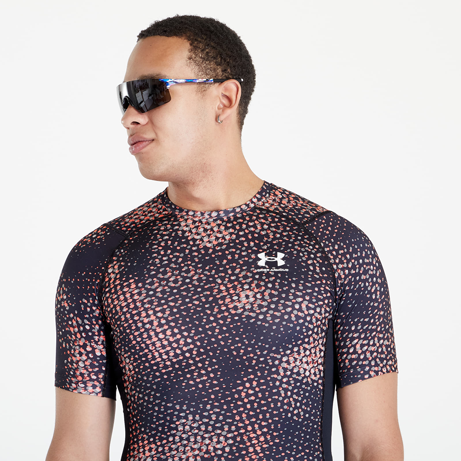 Camisetas Under Armour HeatGear® Armour Printed Compresion SS Bolt Red/ Black/ White