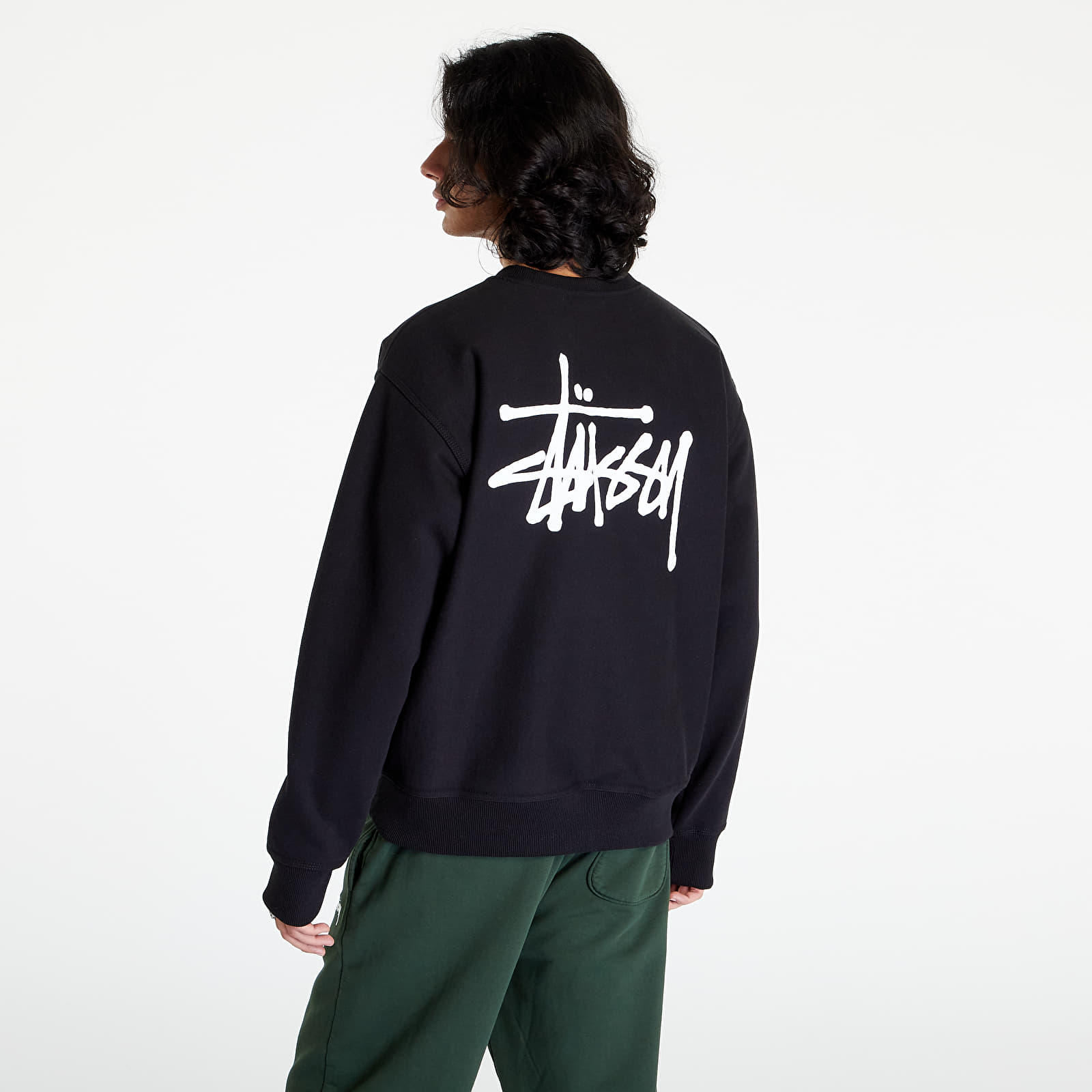 Stussy basic online crew sweat