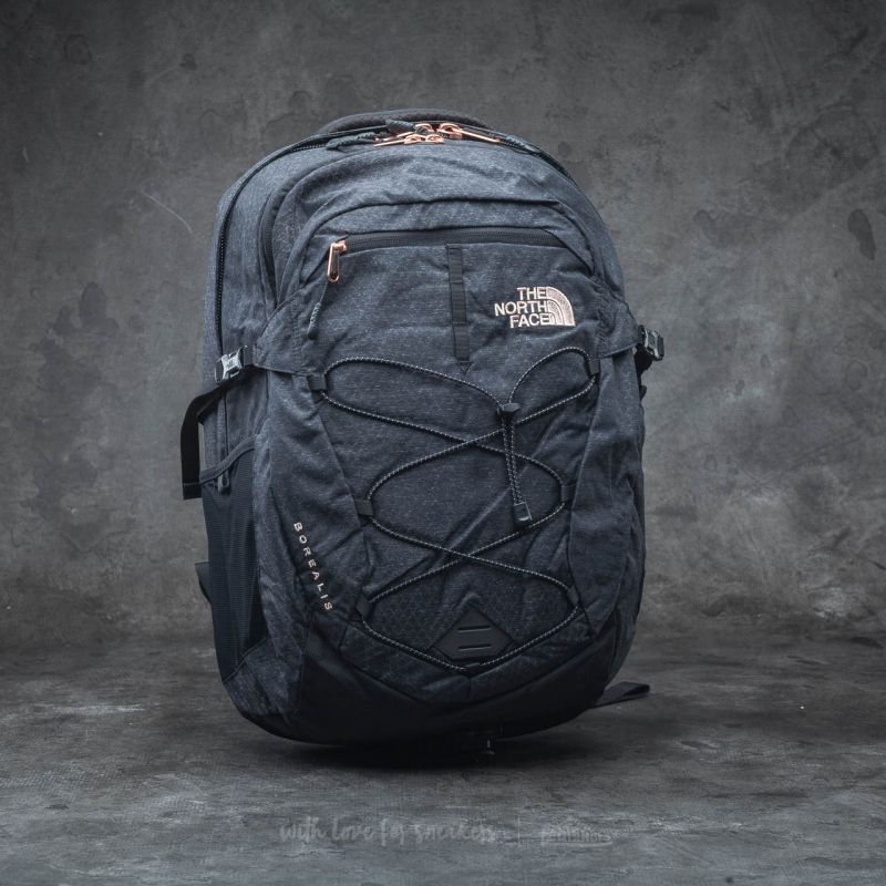 north face backpack black and rose gold Women's Electra in by The Black North Face Backpack Navy And
