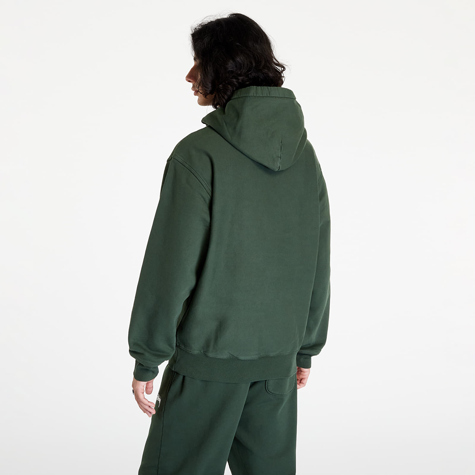 Džemperiai su gobtuvais ir džemperiai Stüssy Stock Logo Hoodie Forest