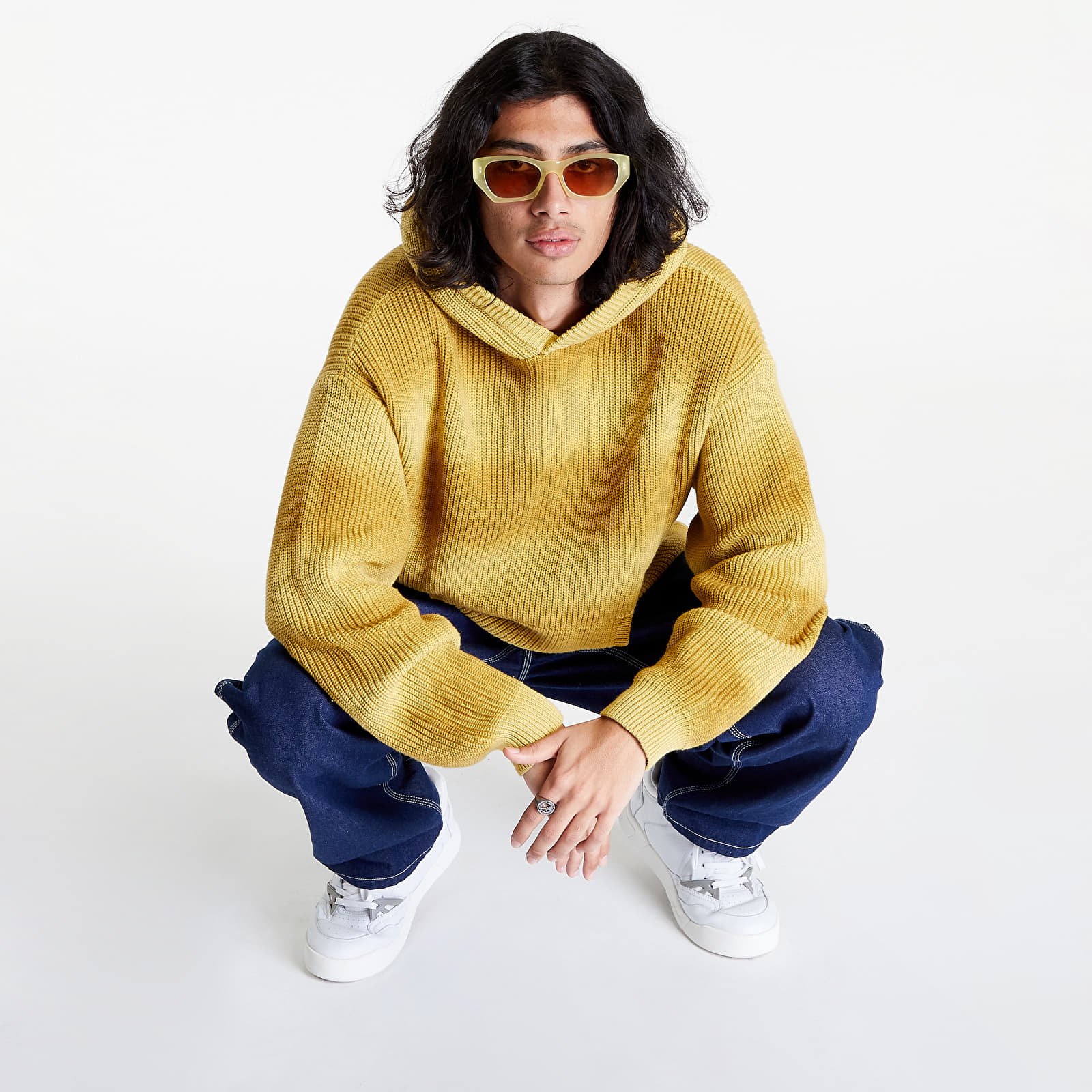Tan sales stussy hoodie