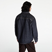 Stussy Boxy Western Denim Shirt Dark Denim Men's - SS24 - US