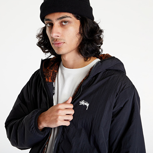 Stüssy Snake Jacquard Sherpa Jacket Brown | Footshop