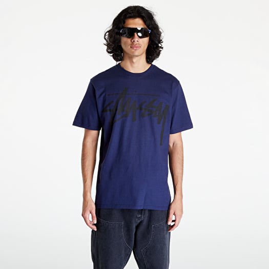 ★関税込★Stussy★Stussy Big Stock T-Shirt★Navy★ T-shirts Stüssy Big Stock Tee Navy | Footshop