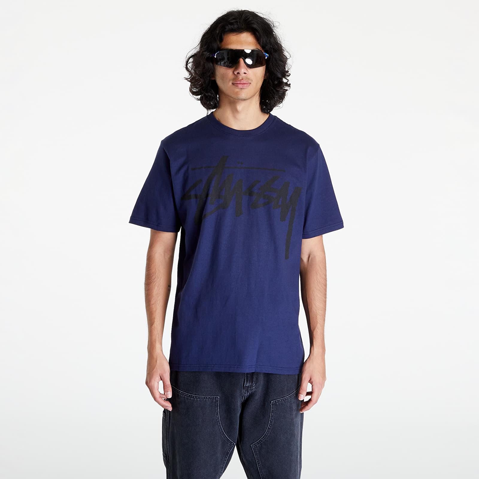 T-shirts Stüssy Big Stock Tee Navy